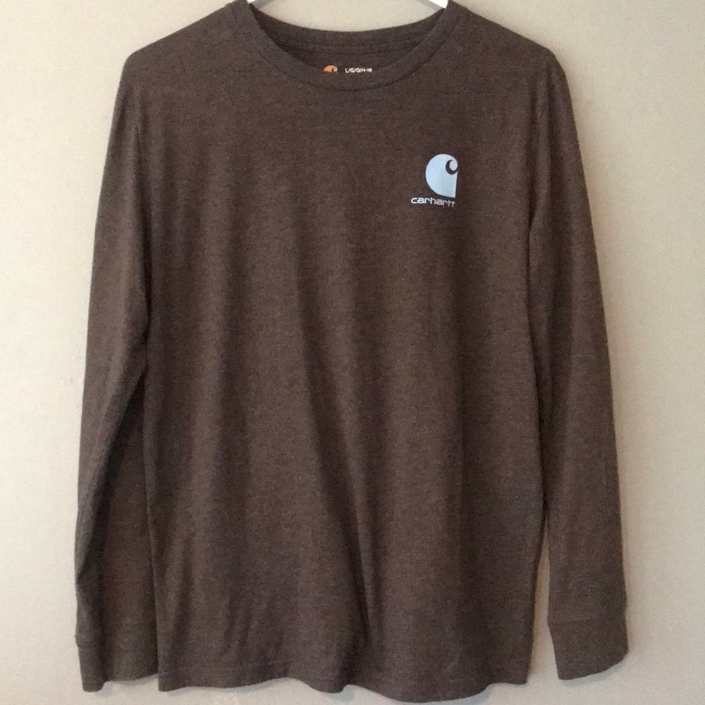 Carhartt Brown Long Sleeve Kids Tee